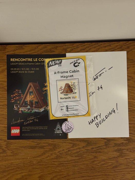 Lego Merchandise - A-Frame Cabin Magnet - norton 74 +, Kinderen en Baby's, Speelgoed | Duplo en Lego