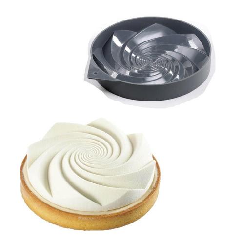 Siliconen Vorm Tart Spiral Ø14x2,5cm (Dinara Kasko), Hobby en Vrije tijd, Taarten en Cupcakes maken, Nieuw, Verzenden