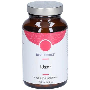 Best Choice ijzer 60 tabletten beschikbaar voor biedingen