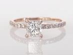 Verlovingsring - 14 karaat Roségoud - 0.93ct. tw. Diamant