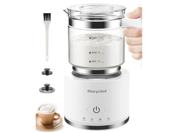 Veiling - Morpilot HS001-G glazen melkopschuimer, Witgoed en Apparatuur, Melkopschuimers