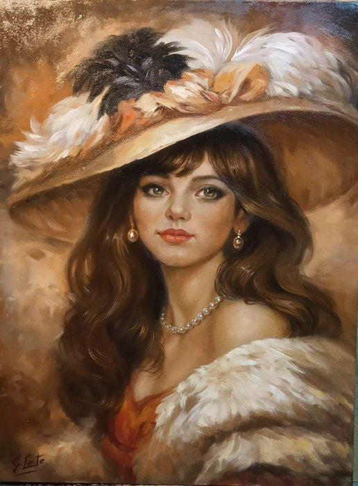 Gaetano Lete (XX-XXI) - Armonia, Antiek en Kunst, Kunst | Schilderijen | Klassiek