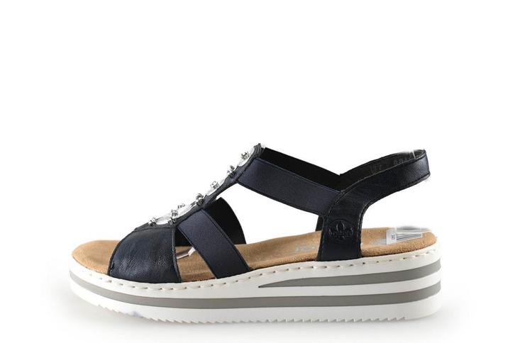 Rieker Sandalen in maat 37 Blauw, Kleding | Dames, Schoenen, Blauw, Zo goed als nieuw, Sandalen of Muiltjes, Verzenden