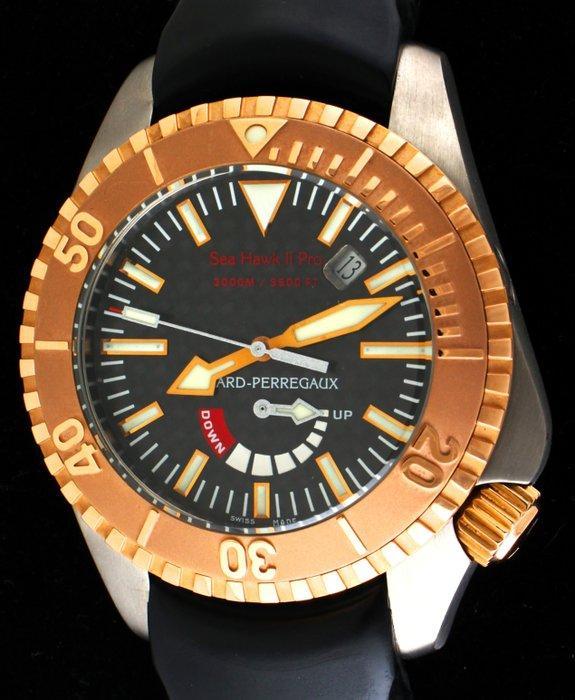Girard-Perregaux - Sea Hawk II Pro - 18 Carat Pink, Sieraden, Tassen en Uiterlijk, Horloges | Heren