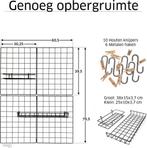 2dekans | Gadgy opvouwbare wandplank in industriële stijl -, Huis en Inrichting, Ophalen of Verzenden, Zo goed als nieuw