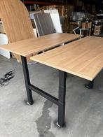 Duo Zit Sta Bureau Van Ahrend - Refurbished - Nieuwe bladen, Huis en Inrichting, Bureaus, Verzenden, In hoogte verstelbaar, Zo goed als nieuw