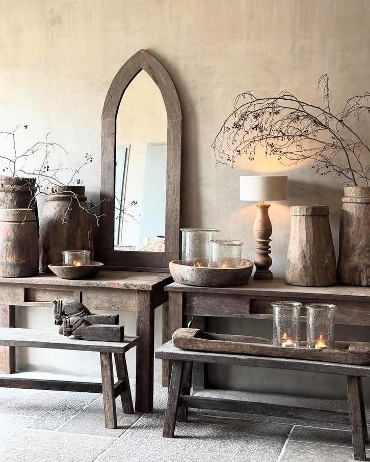 Aura Peeperkorn Old Farm spiegel Delhi 153 cm, Huis en Inrichting, Woonaccessoires | Spiegels, Nieuw, Ophalen of Verzenden