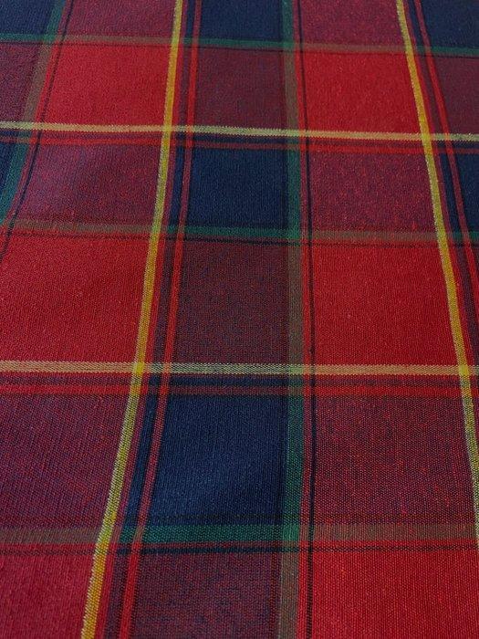 Exclusief Schots tartan stof, gekleurd in draad,, Antiek en Kunst, Antiek | Kleden en Textiel