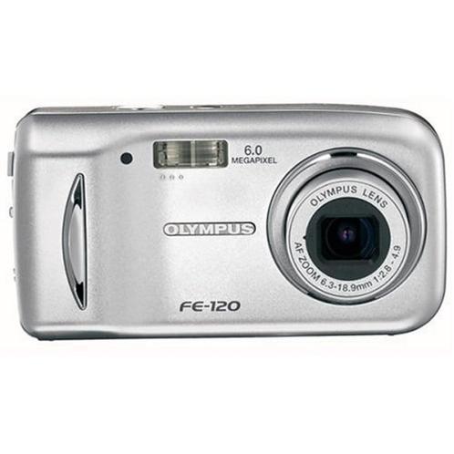 Olympus FE-120 Digitale Compact Camera - Zilver, Audio, Tv en Foto, Fotocamera's Digitaal, Zo goed als nieuw, Verzenden