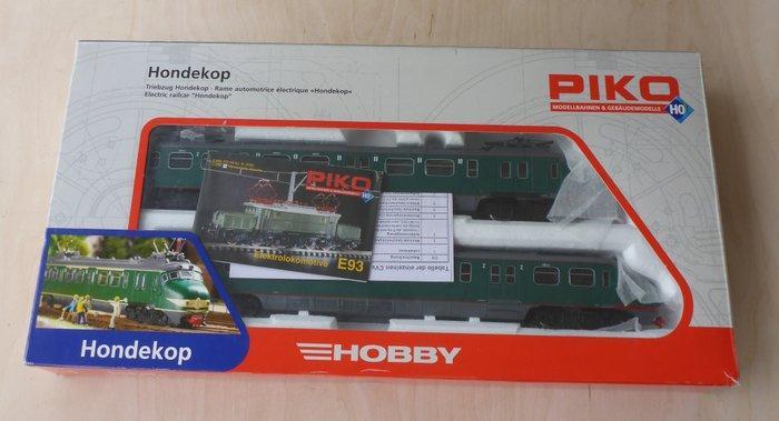Piko H0 - 57321 - Treinstel (1) - 2-delige groene Hondekop, Hobby en Vrije tijd, Modeltreinen | H0