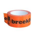 Verpakkingstape PP Breekbaar Tape Oranje/Zwart 50mm x 66..., Nieuw