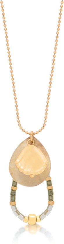 Scmyk ketting NG-276 A Bubble Bath goudkleurig, Sieraden, Tassen en Uiterlijk, Kettingen, Verzenden