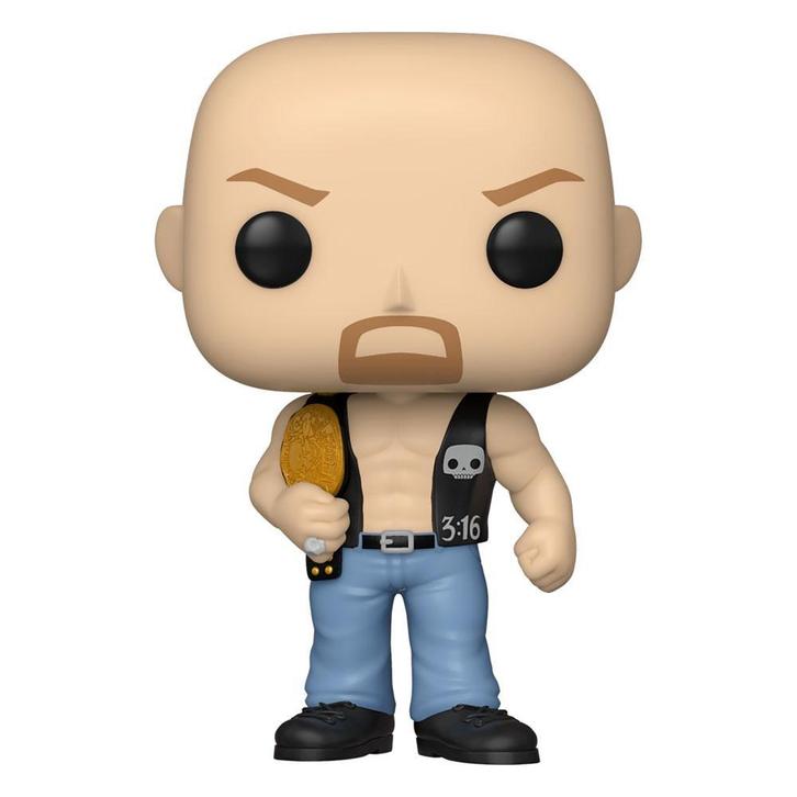 WWE POP! Vinyl Figure SC Steve Austin w/Belt 9 cm, Verzamelen, Film en Tv, Nieuw, Ophalen of Verzenden