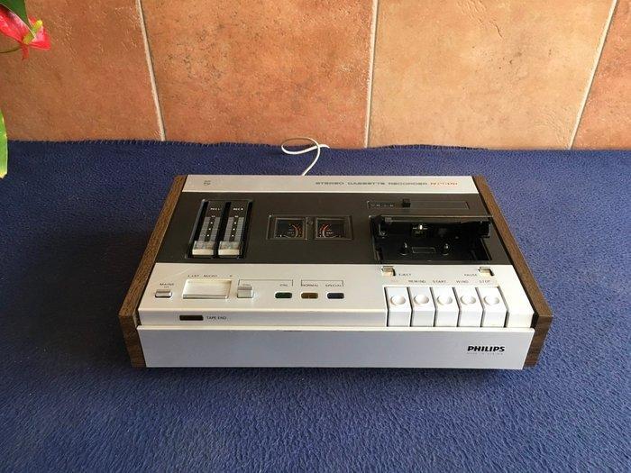 Philips - N-2509 Audiocassette deck, Audio, Tv en Foto, Radio's