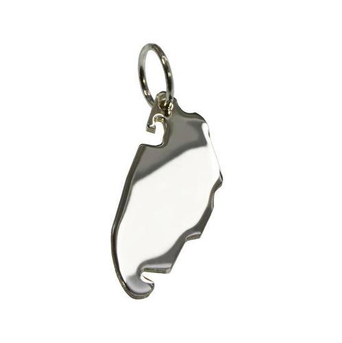Zilveren Waddeneiland Texel ketting hanger, Sieraden, Tassen en Uiterlijk, Kettinghangers, Verzenden