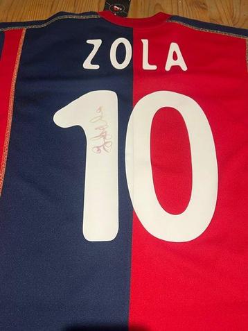 Cagliari - Zola - 2003 - Voetbalshirt