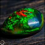 First Quality AAA+++ Zwarte Opaal – Het vuur van de kleuren, Antiek en Kunst