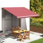 vidaXL Vervangingsdoek voor luifel 4x3 m bordeauxrood, Tuin en Terras, Verzenden, Nieuw