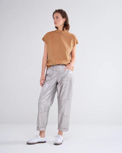 Tops  |  Summum   |  3s5043-30629 - Mock neck top Fine Strip, Kleding | Dames, Tops, Nieuw, Ophalen of Verzenden