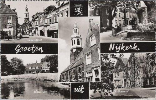 NIJKERK - Meerluik Groeten uit Nijkerk, Verzamelen, Ansichtkaarten | Nederland, Verzenden