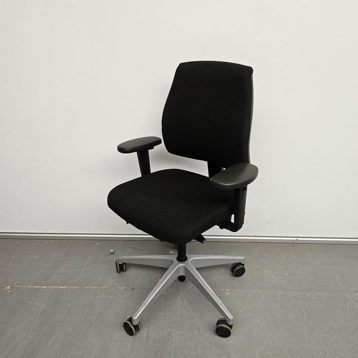 Interstuhl bureaustoel - zwarte stof, Huis en Inrichting, Bureaustoelen, Ophalen of Verzenden