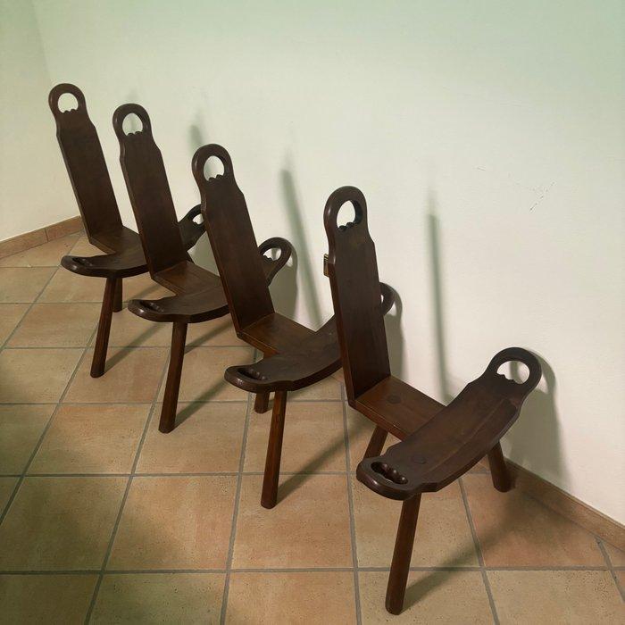 Stoel (4) - Eik - Massief eiken, Antiek en Kunst, Curiosa en Brocante