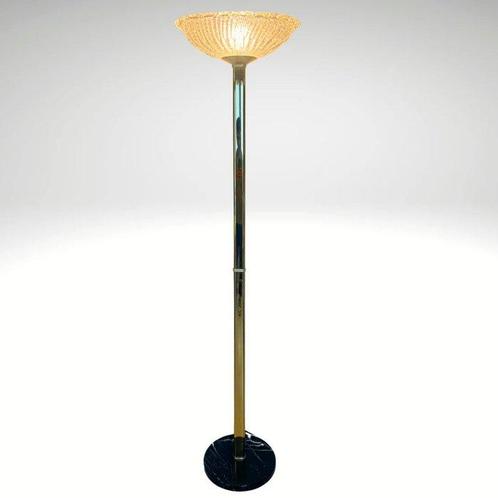 Microdata Milano - Staande lamp - Modulo - Carrara-marmer,, Antiek en Kunst, Antiek | Lampen