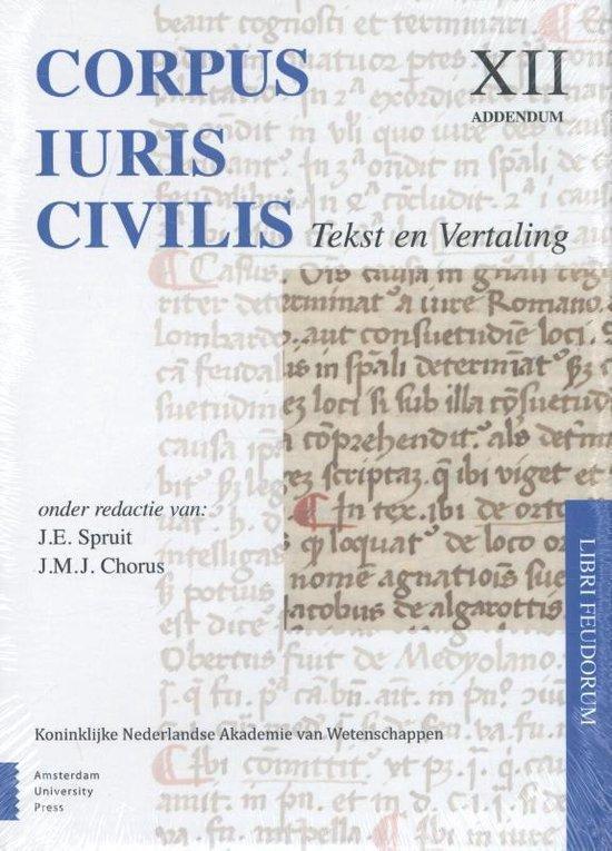 9789462983038 Corpus Iuris Civilis 12 - Libri feudorum, Boeken, Studieboeken en Cursussen, Nieuw, Verzenden