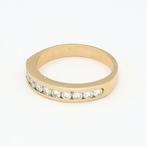 Ring - 18 karaat Geel goud Diamant (Natuurlijk), Sieraden, Tassen en Uiterlijk, Ringen, Nieuw