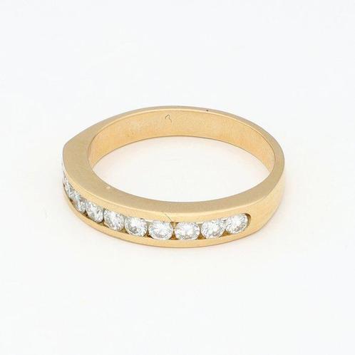 Ring - 18 karaat Geel goud Diamant (Natuurlijk), Sieraden, Tassen en Uiterlijk, Ringen