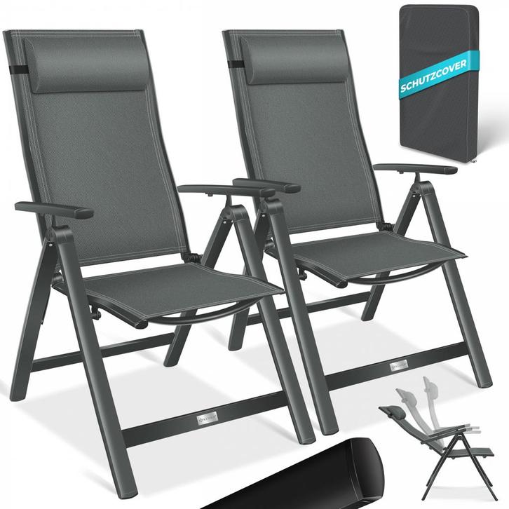 KESSER® Tuinstoel met Armleuningen 1 st. Opklapbare, Tuin en Terras, Overige Tuin en Terras, Verzenden
