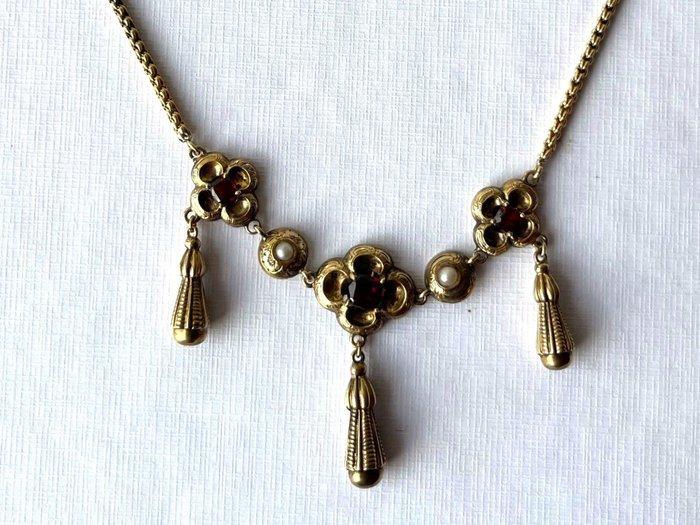 Halsketting - 14 karaat Geel goud, Sieraden, Tassen en Uiterlijk, Kettingen