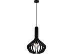 EGLO Velasco Hanglamp - E27 - Ø 38 cm - Zwart, Verzenden, Zo goed als nieuw
