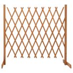 vidaXL Tuinlatwerk 180x100 cm massief vurenhout oranje, Tuin en Terras, Verzenden, Nieuw, Hout, 1 tot 2 meter