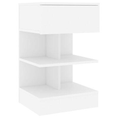 VidaXL nachtkastje, wit, 40 x 35 x 65 cm, Diversen, Overige Diversen, Ophalen