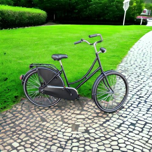 Avolon Deluxe Oma fiets Remnaaf Mat Zwart Dames 2024, Fietsen en Brommers, Fietsen | Dames | Damesfietsen, Nieuw, Overige merken