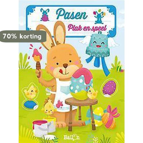 Plak en speel / Pasen / 0 9789037494532, Boeken, Kinderboeken | Baby's en Peuters, Gelezen, Verzenden