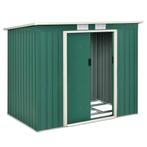 Metalen Tuinhuis M - 213 × 130 × 173 cm  - Groen, Tuin en Terras, Tuinhuizen, Verzenden, Nieuw