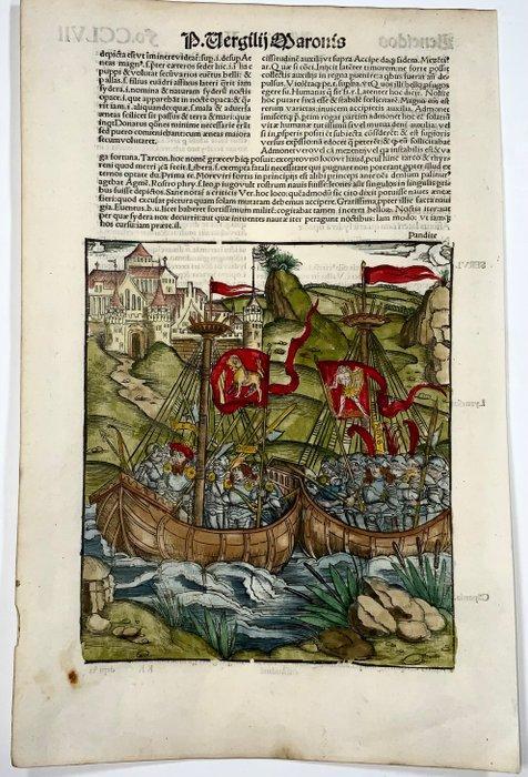 Master of Gruninger Workshop, Virgil - Aeneas Returns From, Antiek en Kunst, Antiek | Boeken en Bijbels