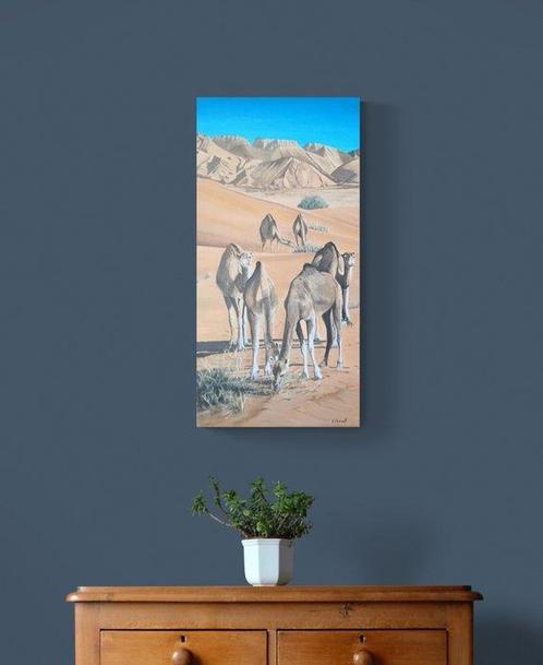 Donatella Ramazzotti - Passaggio nel deserto, Antiek en Kunst, Kunst | Schilderijen | Modern