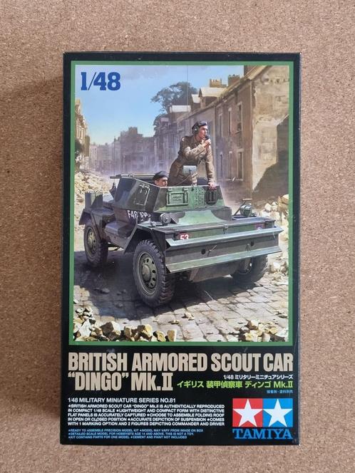 Tamiya 32581 Dingo Mk.II 1:48, Hobby en Vrije tijd, Modelbouw | Auto's en Voertuigen, Tamiya, Verzenden