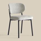 *WOONWINKEL* Moderne Eetkamerstoel Beige Stof, Huis en Inrichting, Stoelen, Verzenden, Nieuw, Stof