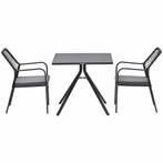 Garden Impressions Ross tuinset zwart 3-delig - Rimini, Tuin en Terras, Tuinsets en Loungesets, Verzenden, Nieuw