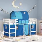 vidaXL Kinderhoogslaper met tunnel 80x200 cm massief, Huis en Inrichting, Slaapkamer | Bedden, Eenpersoons, Nieuw, 80 cm, 200 cm