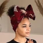 Afrikaanse Rode spotlights / hoofddoek - headwrap, Nieuw, Ophalen of Verzenden