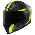 LS2 FF811 Vector II Carbon Grid Mat Zwart Fluo Geel, Verzenden, Nieuw met kaartje, Overige merken, XXL