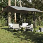 vidaXL Kampeerluifel waterdicht 400x294 cm grijs en oranje, Verzenden, Nieuw, Tot en met 2