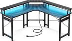 Lugia Hoekbureau - Gaming Bureau - L-Vormig 130cm x 78cm x, Ophalen of Verzenden, Gebruikt, Lugia