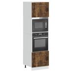vidaXL Ovenkasten 2 st Kalmar bewerkt hout gerookt, Huis en Inrichting, Verzenden, Nieuw, Bruin