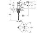 GROHE StartEco Keukenkraan - Lage uitloop - 140° draaibereik, Verzenden, Zo goed als nieuw